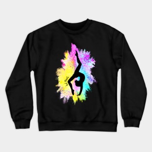 Silhouette Artwork - Gymnast/Dancer Crewneck Sweatshirt